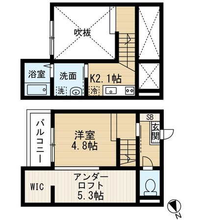 ｉ・スペース小本の物件間取画像